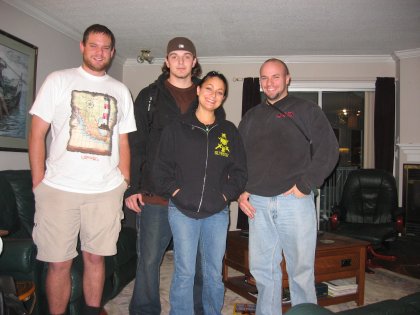 Blair, Chris, Raychel, and Me