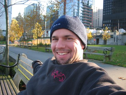 Me at the Waterfront in Vancouver