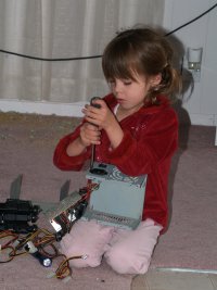 Maddy COMPLETELY dismantled my defective power supply!