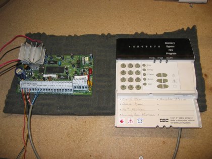A DSC PC1555MX and PC5508Z Keypad