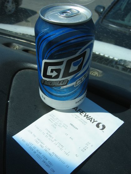 Go2 Cola, bought in store