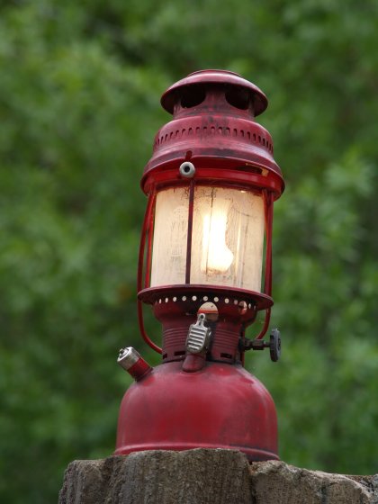 An Old Gas Lantern