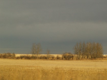 Dark Prairie Skyline