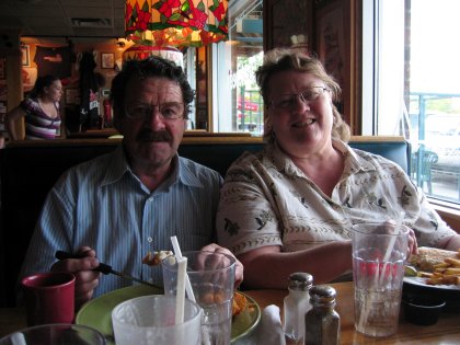 My parents at my mom's 63rd birthday