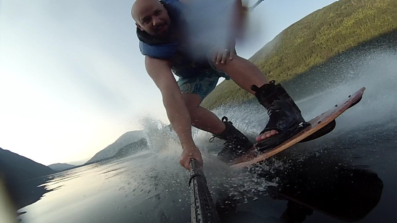 Wakeboarding on the Shuswap