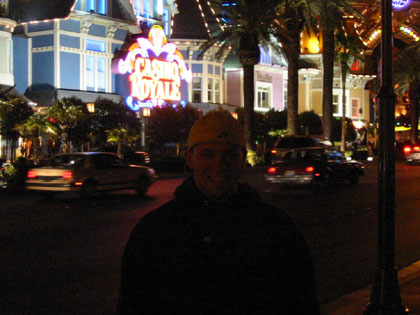 John in front of Treasure Island - Las Vegas, NV