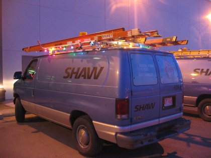 Christmas Shaw Van