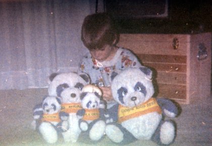 Little Blair with his Bears