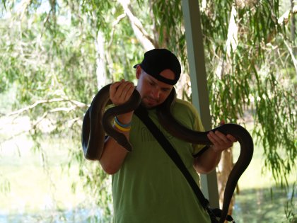 Me and a snake