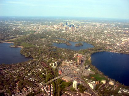 The Minneapolis skyline